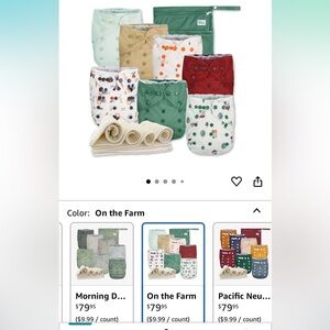 Nora’s nursery Cloth Diaper Set